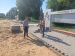 Благоустройство площади Победы в Духовницком: глава района проверил ход работ