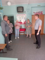 Встреча с жителями села Озерки.