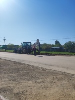 Развитие инфраструктуры Духовницкого: строительство тротуара на улице Красноармейской